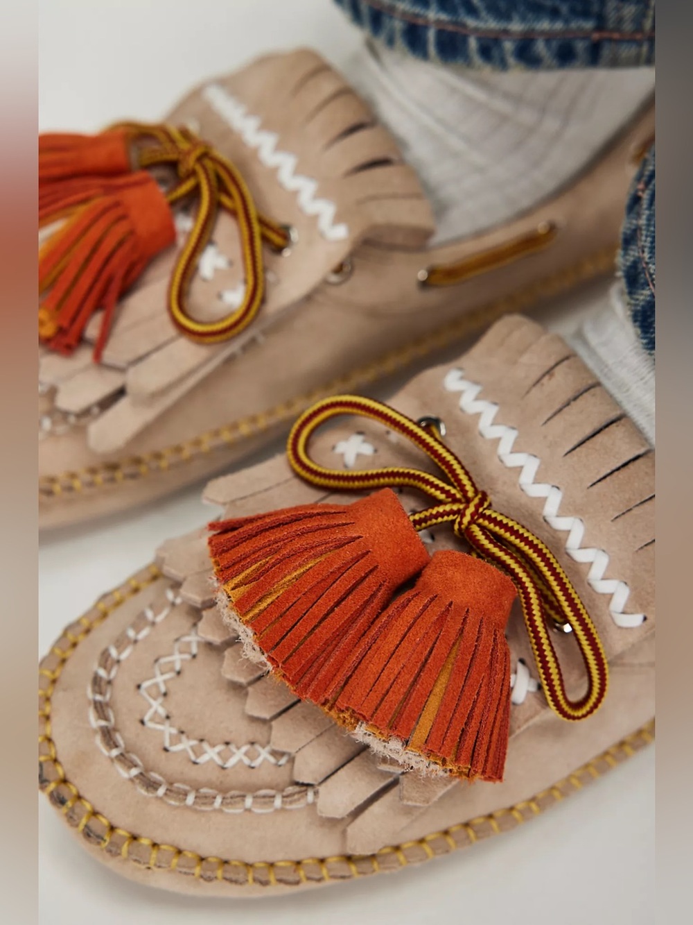 Free people Nan-Ku Scandi Tassel Moccasins